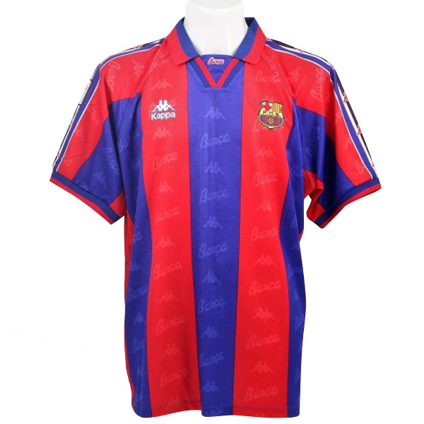 Camiseta Barcelona Primera equipo Retro 1996 1997 Azul Rojo